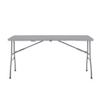 Table pliante Table pliable Table portative Table pliante multifonctionnelle en résine rectangulaire pour le camping en extérieur