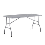 Table pliante Table pliable Table portative Table pliante multifonctionnelle en résine rectangulaire pour le camping en extérieur