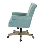 Chaise de bureau Megan avec piètement en bois