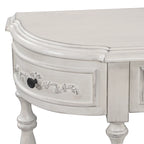 52 tables consoles courbes modernes et contemporaines pour canapé, table d'entrée pour couloir, salon avec 4 tiroirs et 1 étagère