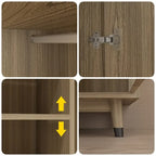 Armoire en bois 2 portes