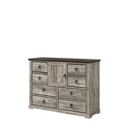 Chambre à coucher 5 pièces avec panneaux rustiques gris