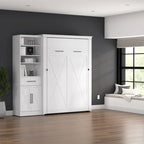 Lit escamotable double avec armoire-penderie (88W)