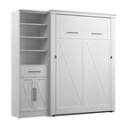 Lit escamotable double avec armoire-penderie (88W)