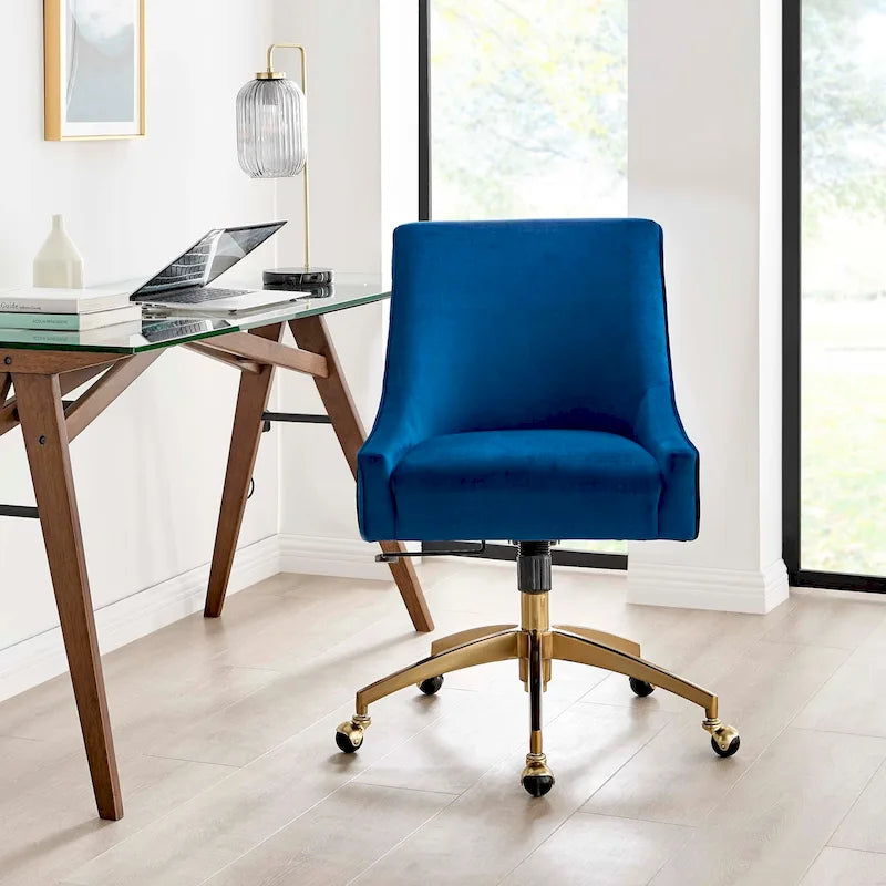 Chaise de bureau Discern Performance en velours