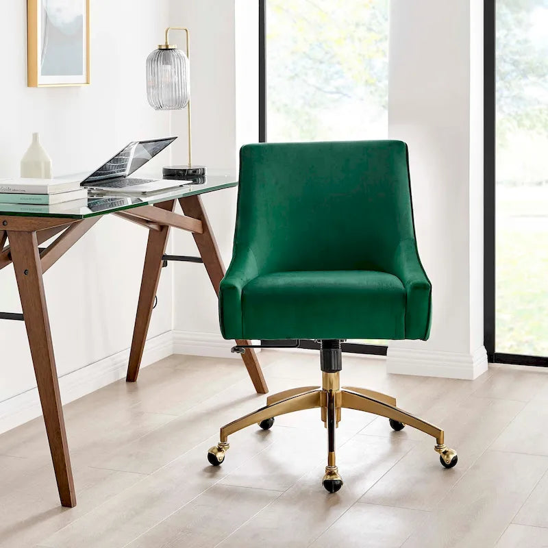 Chaise de bureau Discern Performance en velours