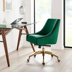 Chaise de bureau Discern Performance en velours