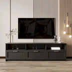 Meuble TV blanc moderne minimaliste de 203 cm