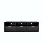 Meuble TV blanc moderne minimaliste de 203 cm
