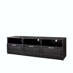Meuble TV blanc moderne minimaliste de 203 cm
