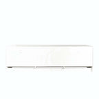 Meuble TV blanc moderne minimaliste de 203 cm