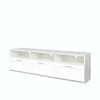 Meuble TV blanc moderne minimaliste de 203 cm