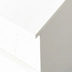 Meuble TV blanc moderne minimaliste de 203 cm
