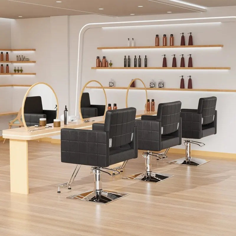 Tapis de salon anti-fatigue en PVC avec découpe carrée