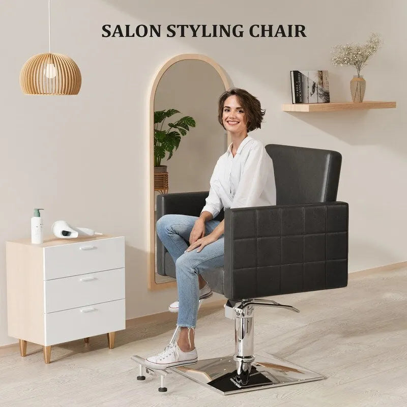 Tapis de salon anti-fatigue en PVC avec découpe carrée