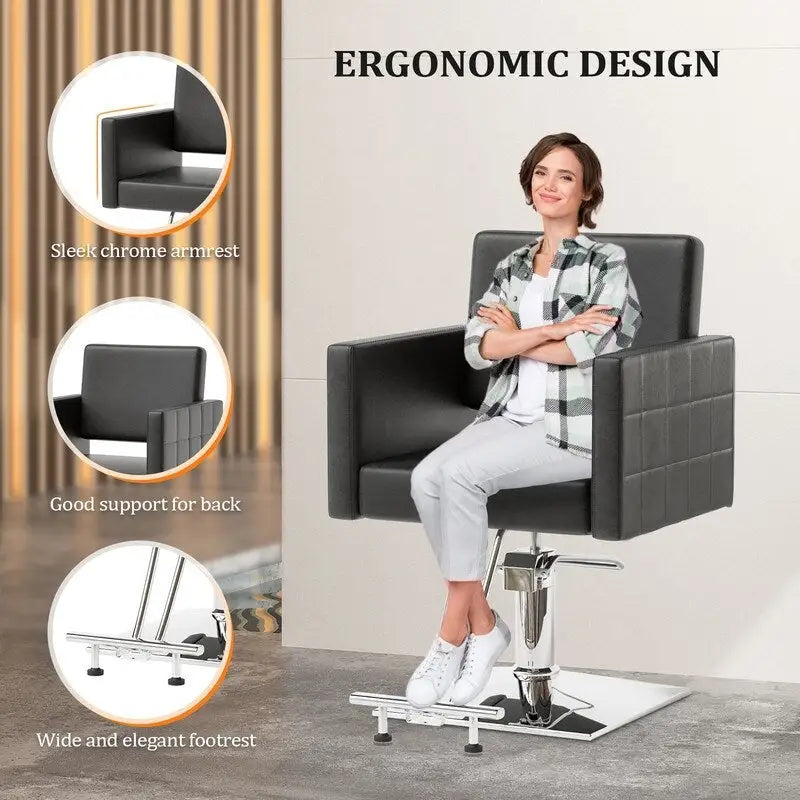 Tapis de salon anti-fatigue en PVC avec découpe carrée