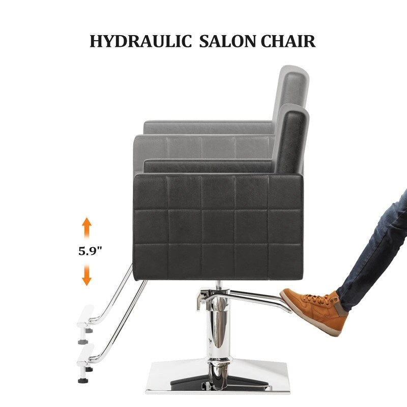 Tapis de salon anti-fatigue en PVC avec découpe carrée