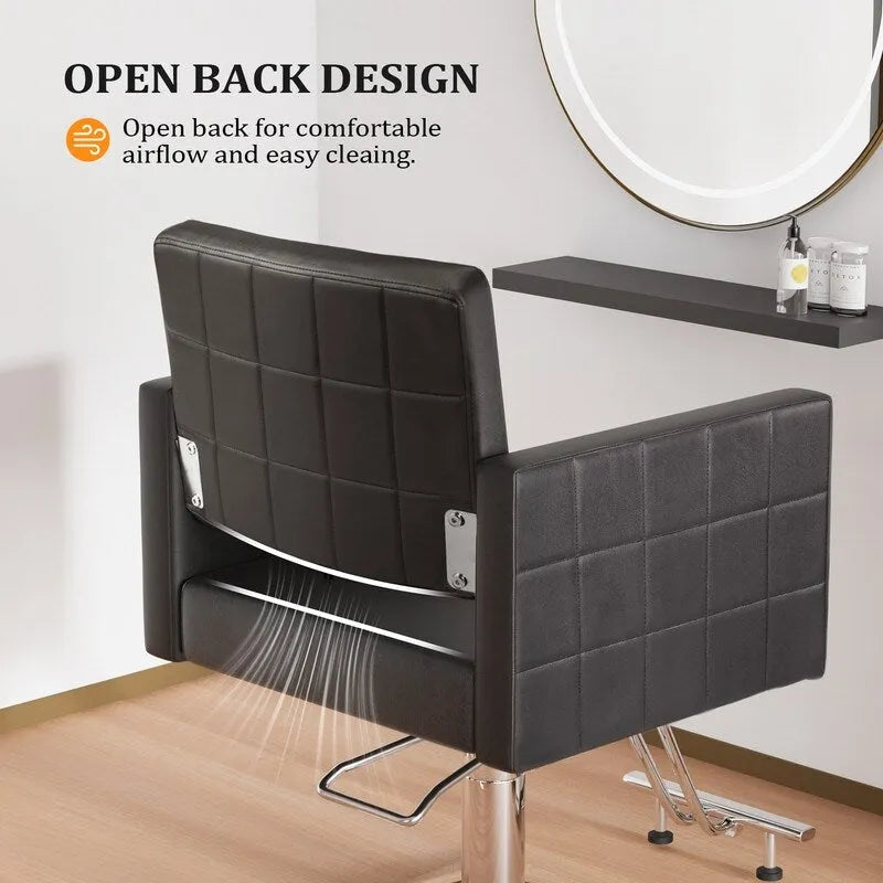 Tapis de salon anti-fatigue en PVC avec découpe carrée