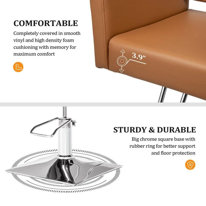 Tapis de salon anti-fatigue en PVC avec découpe carrée