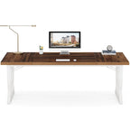 71 Bureau d'ordinateur exécutif à domicile en bois et métal